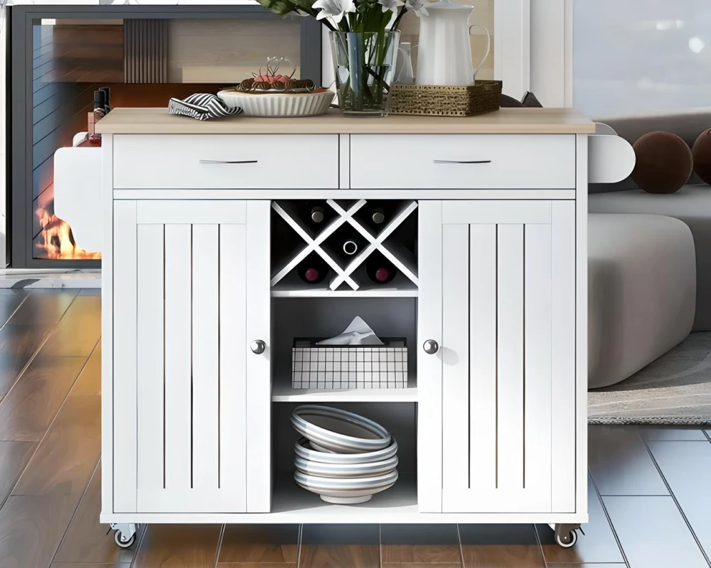 moving kitchen island