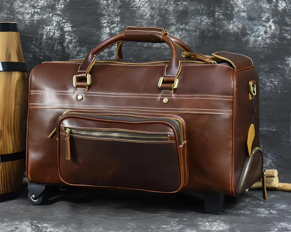 suit luggage with wheels